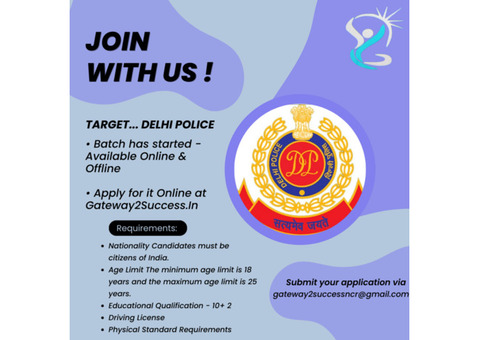 Gate Way to Success - Delhi Police Batch is Live!