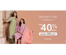 Teacher's Day Special Flat 40% OFF + Extra 10% OFF At SHREE
