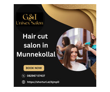Hair cut salon in Munnekollal