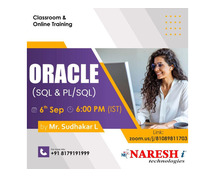 Free Demo On Oracle by Mr. Sudhakar L in NareshIT