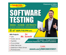 Attend a Free Demo On Software Testing By Mr. Suresh | Naresh IT