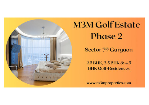 M3M Golf Estate Phase 2 Sector 79 - Exclusive Amenities At Gurgaon