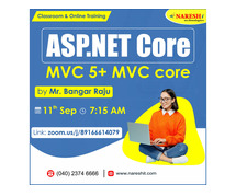 Free Demo On ASP. Net MVC 5 + MVC Core - Naresh IT