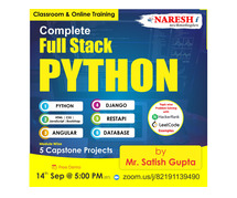 Free Demo On Full Stack Python by Mr. Satish Gupta - NareshIT