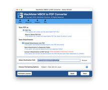 MacMister MBOX to PDF Converter Mac