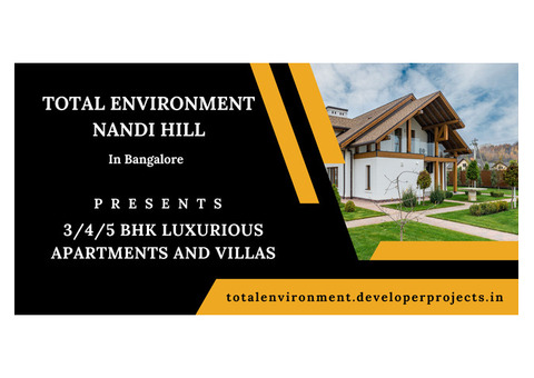 Total Environment Nandi Hill Bangalore