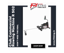 CLUB COMMERCIAL ROWING MACHINE FITKING R 502 | Fitking Fitness
