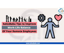 SalesBabu Tips to Boost Work-Life Balance Of Your Remote Employees