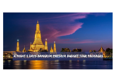 4 Night 5 Days Bangkok Pattaya Budget Tour Packages