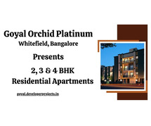 Goyal Orchid Platinum Whitefield - Spend Your Family Time Together