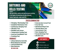 Top Lithium-ion Battery Testing Labs in Mumbai
