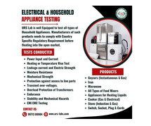 Best Electrical Household Products Testing Lab in Chennai