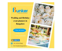 Wedding and Birthday event planners in Bangalore