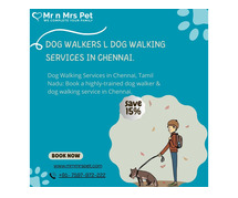 Dog Walkers l Dog Walking Services in Chennai