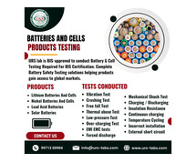 Lithium Batteries and Cells Testing Labs in Mumbai