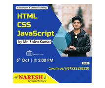 Attend a Free Demo on Html | CSS | JavaScript by Mr. Shiva Kumar