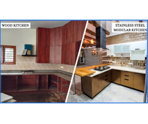 Wood & Wood Composite Kitchens vs Stainless Steel Modular Kitchens