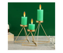 Triangle Tealight Candle Holder | Set of 3