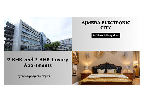 Ajmera Electronic City Phase 2 Bangalore - Get Your New Lucky House