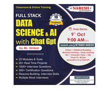 Free Demo On Full Stack Data Science & AI Online Training in NareshIT