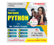 Free Demo On Full Stack Python Training | NareshIT