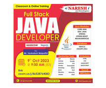 Free Demo On Full Stack Java Developer Training | NareshIT
