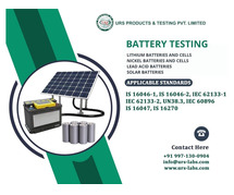 Solar Battery Testing Labs in Noida