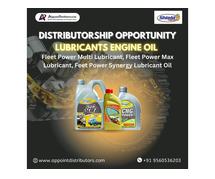 Engine Oil Distributors Wanted in India