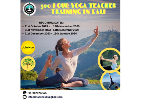 300 Hour Yoga Teacher Training Course in Bali