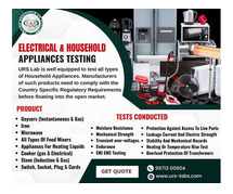 Best Electrical Household Products Testing Lab in Kolkata