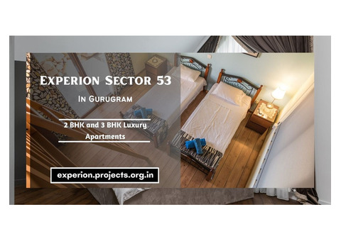 Experion Sector 53 Gurugram - Cozy Home With Cozy Feelings