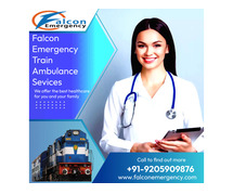 Falcon Train Ambulance in Patna manages the process of relocation without any discomfort