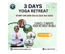3 Days Yoga Retreat in Bali