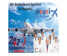 Hire Angel Air Ambulance Service in Ranchi-Hi-tech Medical Tool