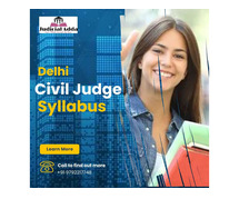 Delhi civil judge syllabus