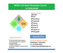 MERN Full Stack Developer Course in Hyderabad