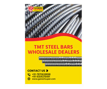 TMT Steel Bars Wholesale Dealers in