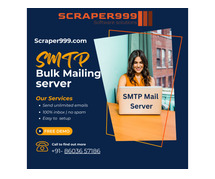 Email SMTP Server | Bulk Mailing Server- Scraper999