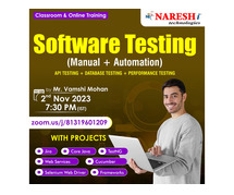 Software Testing course  training  in Hyderabad