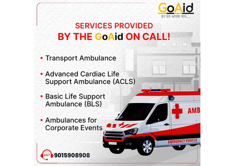 GoAid Ambulance Service:Your Trusted Partner For oxygen Ambulance
