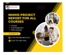 NMIMS Project Report for All Courses