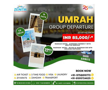 15 Days Umrah Package From India with Zenith Hajj Umrah