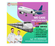 Panchmukhi Train Ambulance in Delhi is having an experienced crew to offer care to the patients