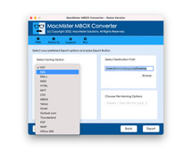 MacMister MBOX Converter for Mac