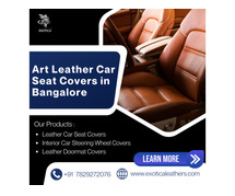 Art Leather Car Seat Covers in Bangalore