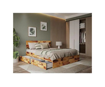 Buy Wooden Beds With Hydraulic Storage Online At Best Price In India | Wakefit