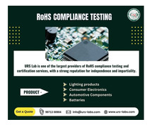 Best ROHS Compliance Testing in Laboratory in Chennai