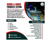 Audio and Video Equipment Testing  Labs in Faridabad
