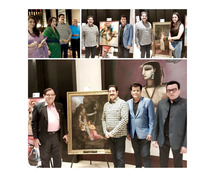 Sandeep Marwah Inaugurates “October Fest of Colours” Exhibition on Ashthami Day