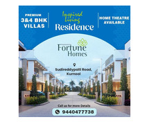 Explore Vedansha's Fortune Homes: Premium 3BHK and 4BHK Duplex Villas